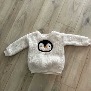 Girls penguin sweatshirt
